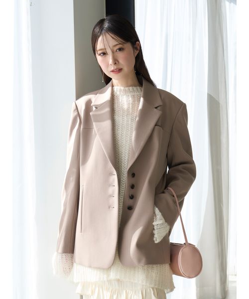 FRAYI. D ソフトボンディングジャケット BEG 1 FRAYI. D ソフトボンディングジャケット BEG 1