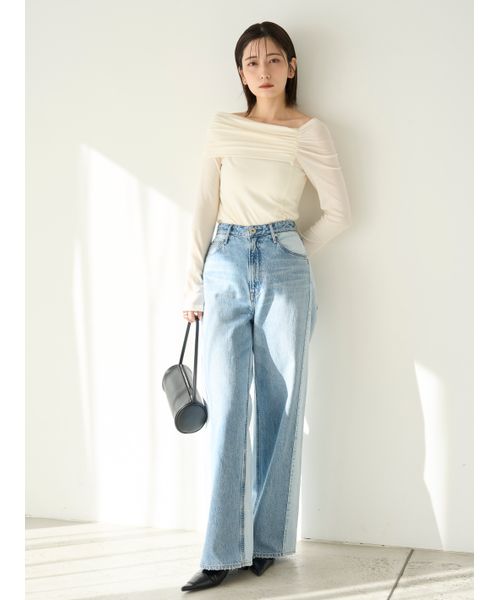 今季完売 フレイアイディー upper hights THE TIBBYデニム upper hights】THE TIBBYデニムパンツ(デニムパンツ)｜パンツ