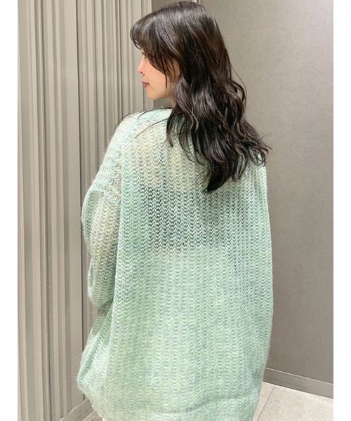 Fray I’d ♡即完売　たっぷり上質なニット　グリーン グリーン系｜ニット・セーター｜FRAY I.D(フレイ アイディー