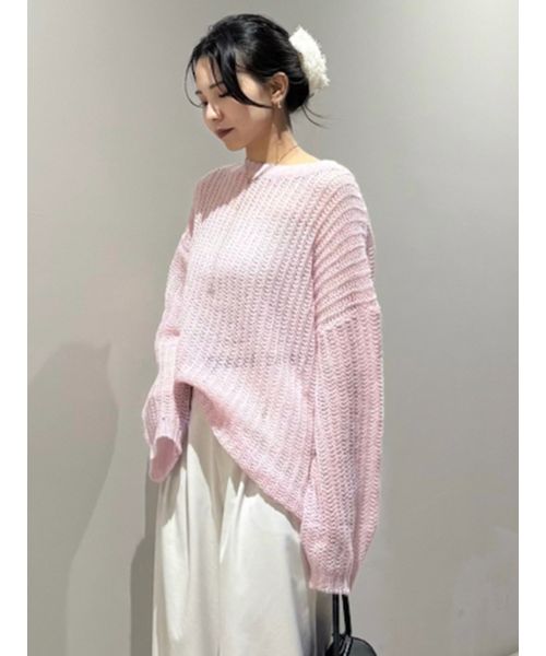 FRAY I.D フレイアイディ カシミヤ100％ タートルネックニット ピンク FRAY I.D フレイアイディ カシミヤ100％ タートルネックニット