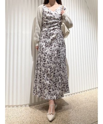 ジャガードプリントワンピース