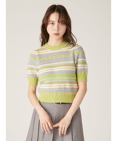 ファンシーランダムボーダーニット