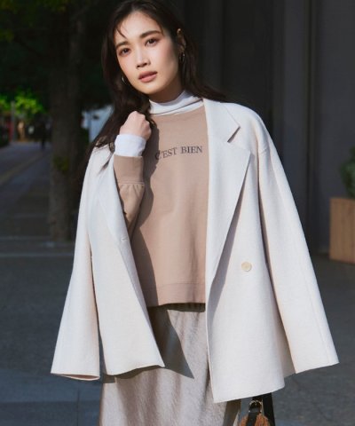 【一部店舗限定/洗える】クリアコットンテリー セットアップ ロゴ スウェット