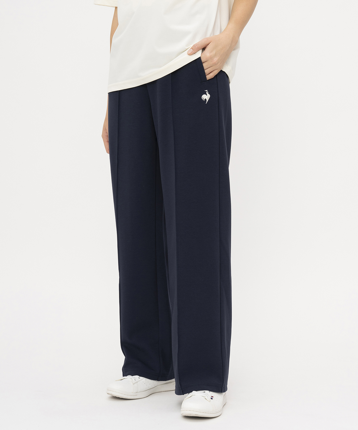 lecoqsportif(ings) ルコックスポルティフ le coq sportif ストレートスウェットパンツ ネイビー O lecoqsportif(ings) ルコックスポルティフ le coq sportif ストレートスウェットパンツ ネイビー O