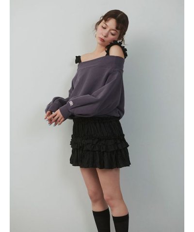 ワッシャープリーツフリルスカショーパン