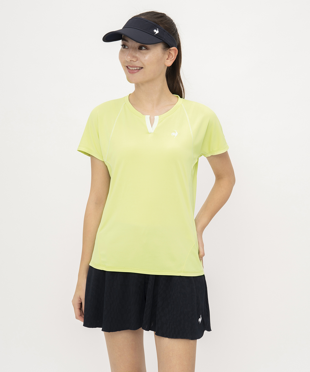 lecoqsportif(ings) ルコックスポルティフ le coq sportif Aile forme ゲーム ライム L lecoqsportif(ings) ルコックスポルティフ le coq sportif Aile forme ゲーム ライム L