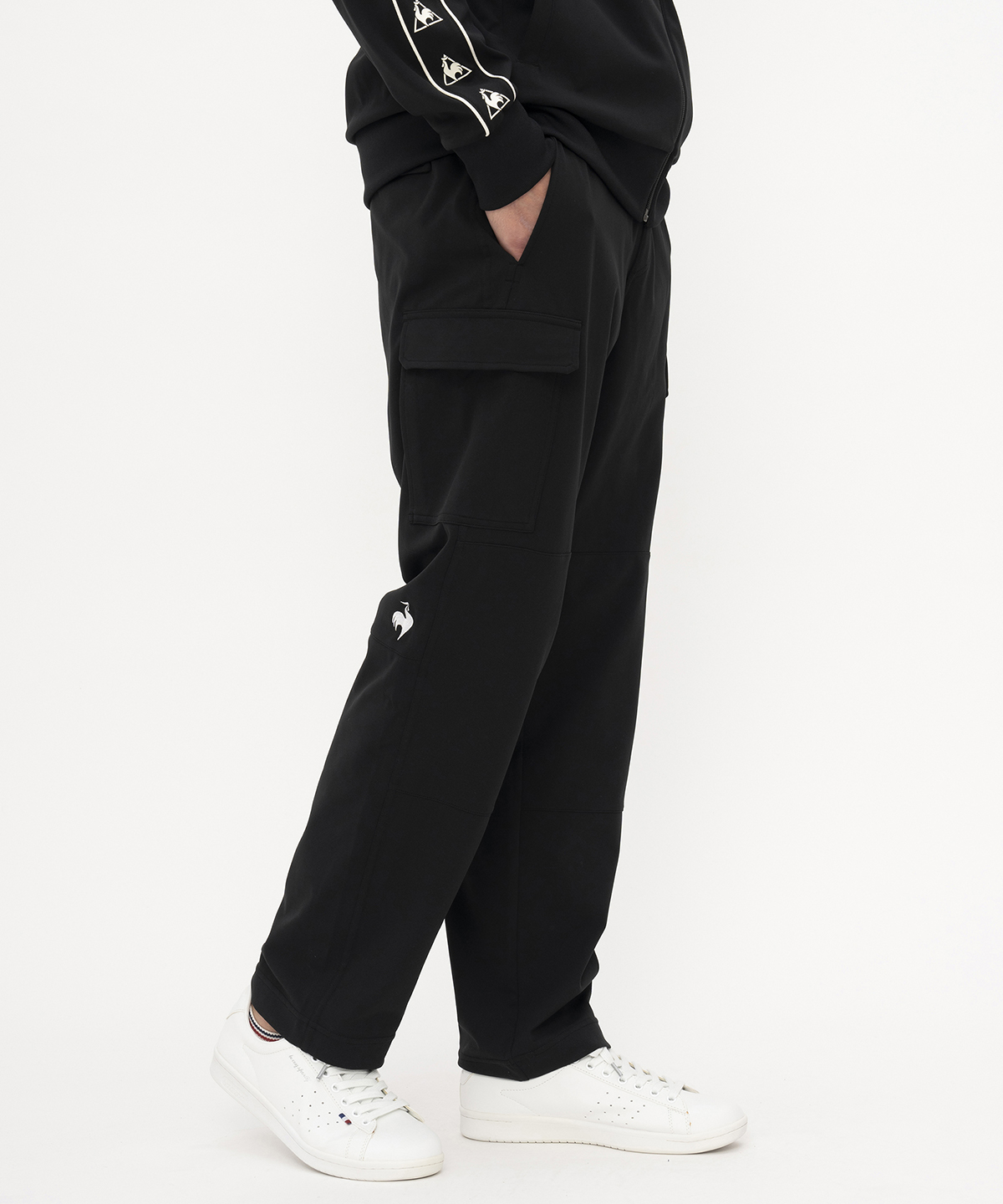 lecoqsportif(ings) ルコックスポルティフ le coq sportif ヘランカツイルロングパンツ ブラック S lecoqsportif(ings) ルコックスポルティフ le coq sportif ヘランカツイルロングパンツ ブラック S