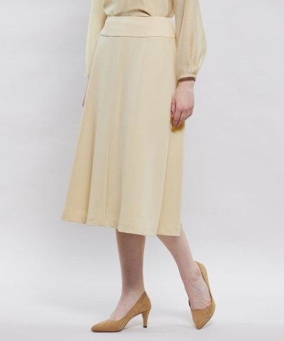 コンパクトダブルクロス フレアスカート