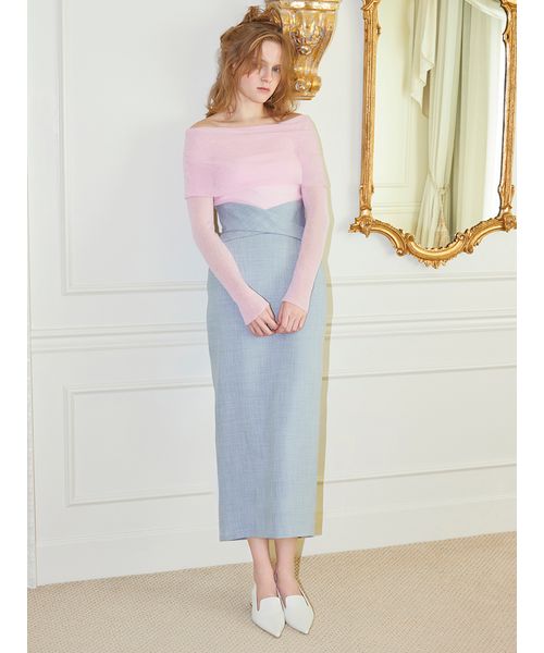 セルフォード ウエストクロスデザインタイトスカート ウエストクロスデザインタイトスカート(507810717)｜阪急百貨店