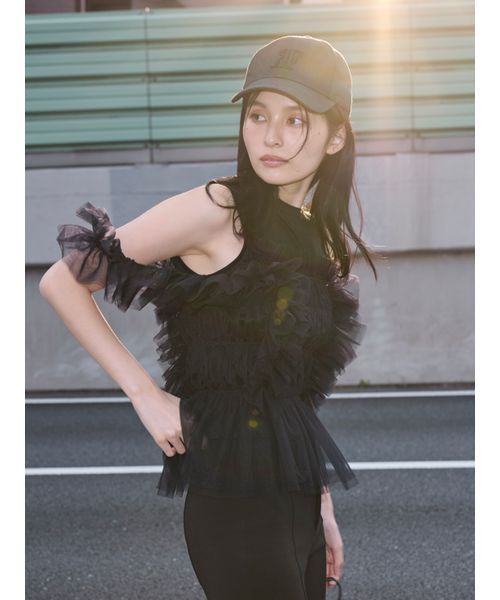 FRAY I.D チュールコンビ2way トップス チュールコンビ2wayトップス(507811969)｜阪急百貨店公式通販