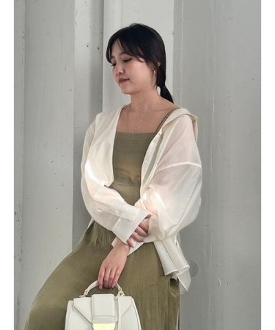 カシュクール2wayシアーオーバーシャツ