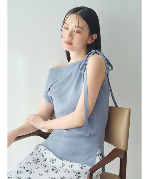 アシメネックドレープニット(507812916)｜阪急百貨店公式通販