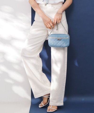 【Oggi3月号掲載/新色追加/洗える】23区DENIM ストレッチ ワイドパン