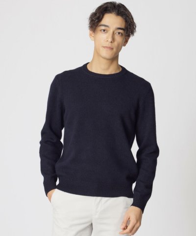 【WEB・一部店舗限定】カシミヤブレンド ツイストメランジ クルーネックセーター