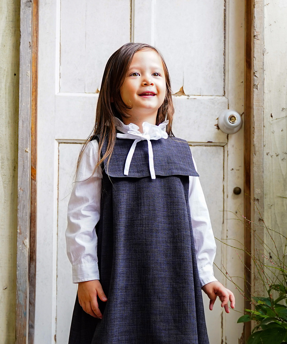 FITH フィス FITH High−density Broadcloth Blouse ホワイト 110cm FITH フィス FITH High−density Broadcloth Blouse ホワイト 110cm
