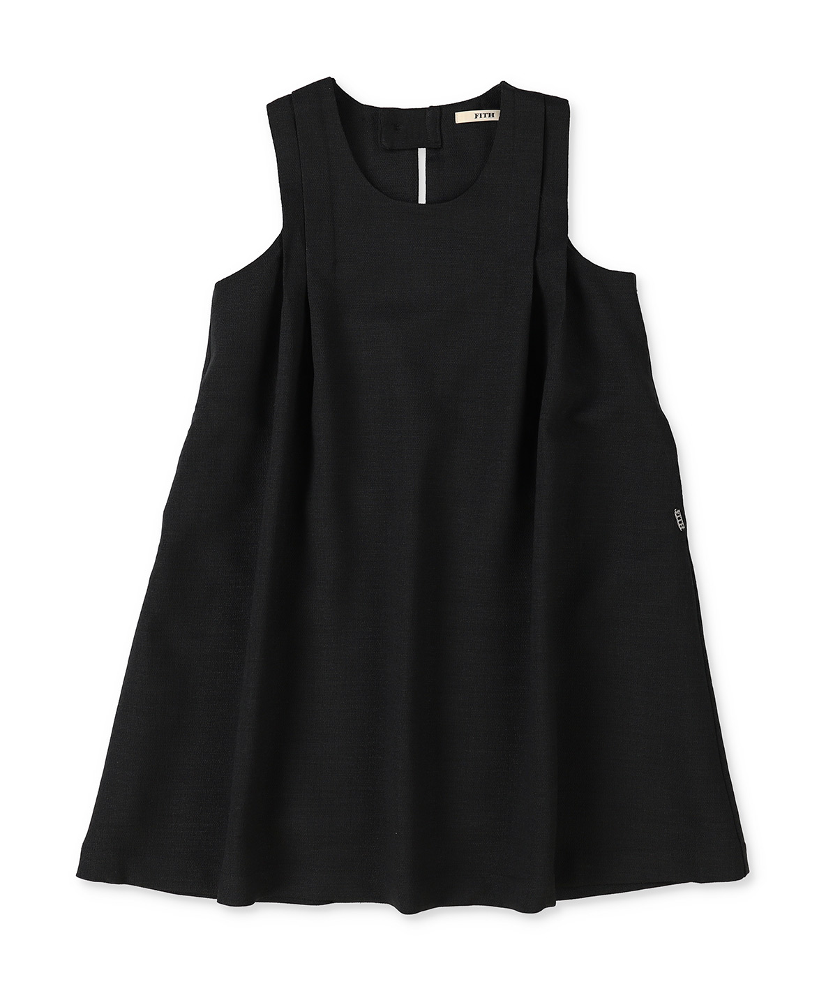 FITH フィス FITH Reflax Slab Oxford Cloth Dress ブラック 100cm FITH フィス FITH Reflax Slab Oxford Cloth Dress ブラック 100cm