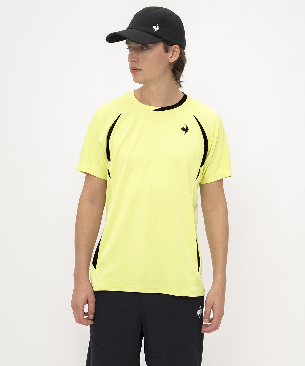 lecoqsportif(ings) ルコックスポルティフ le coq sportif Aile forme 切替ゲ ライム O lecoqsportif(ings) ルコックスポルティフ le coq sportif Aile forme 切替ゲ ライム O