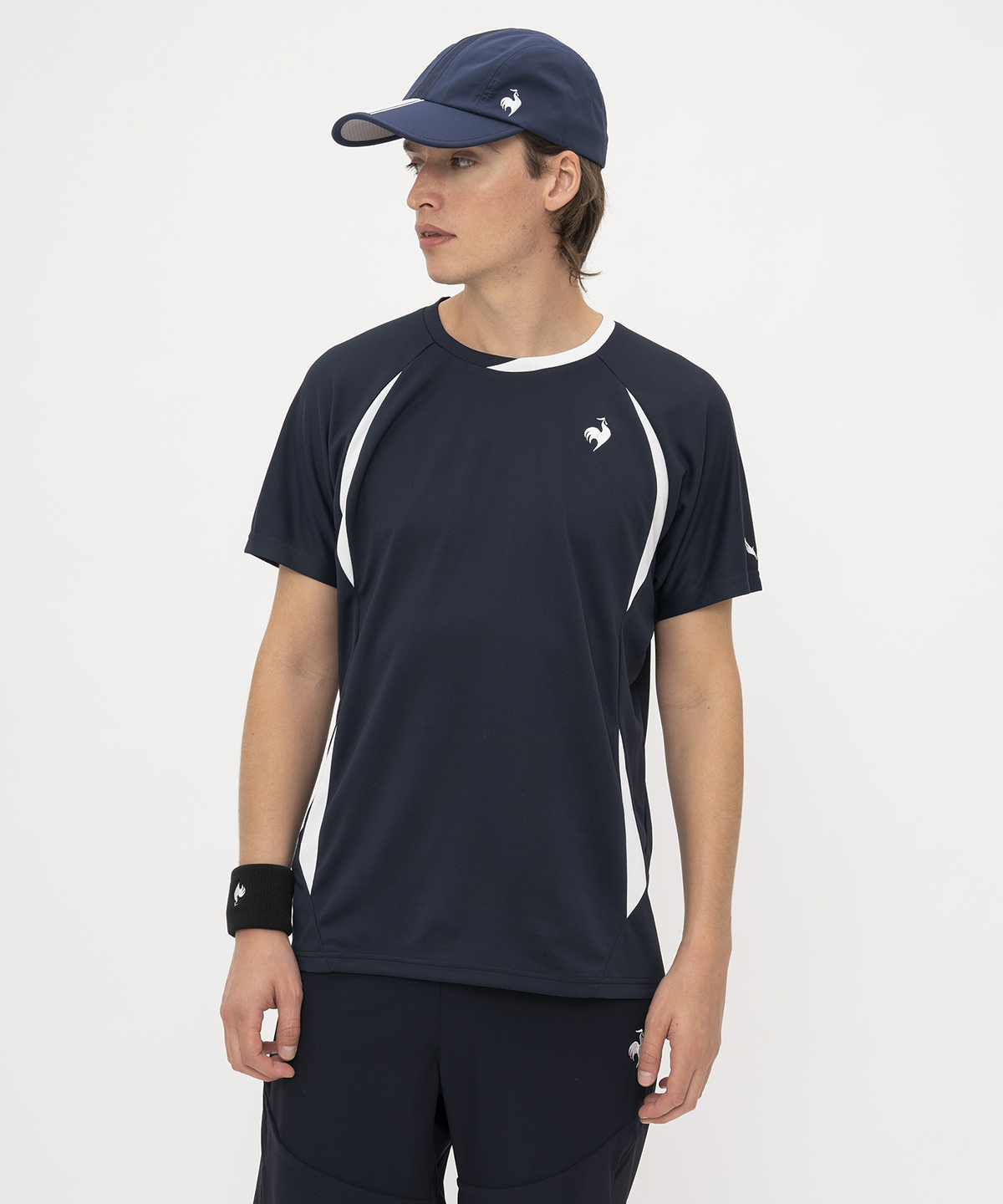 lecoqsportif(ings) ルコックスポルティフ le coq sportif Aile forme 切替ゲ ネイビー M lecoqsportif(ings) ルコックスポルティフ le coq sportif Aile forme 切替ゲ ネイビー M
