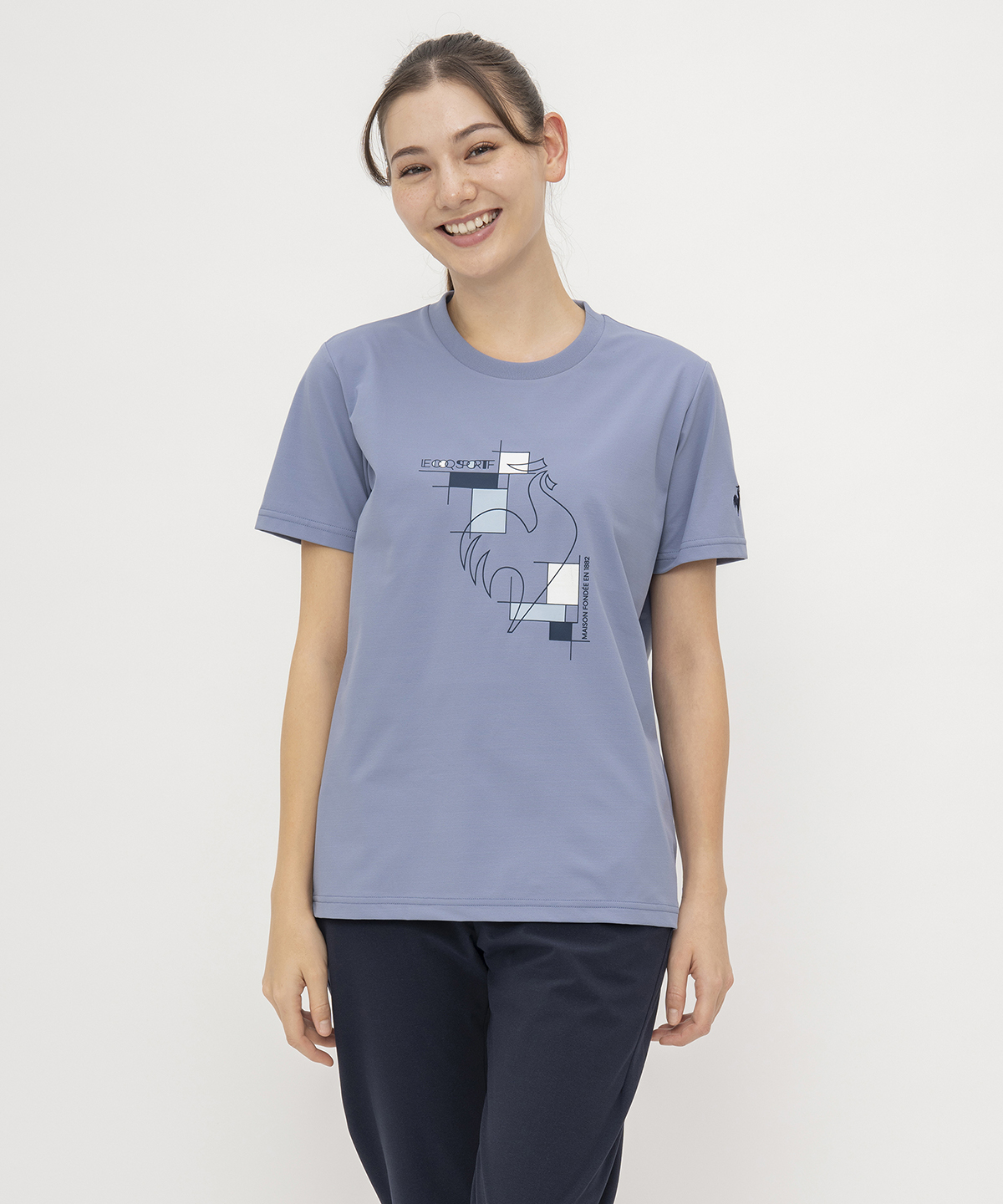 lecoqsportif(ings) ルコックスポルティフ le coq sportif ヘランカサンスクリーンNIR ブルー M lecoqsportif(ings) ルコックスポルティフ le coq sportif ヘランカサンスクリーンNIR ブルー M