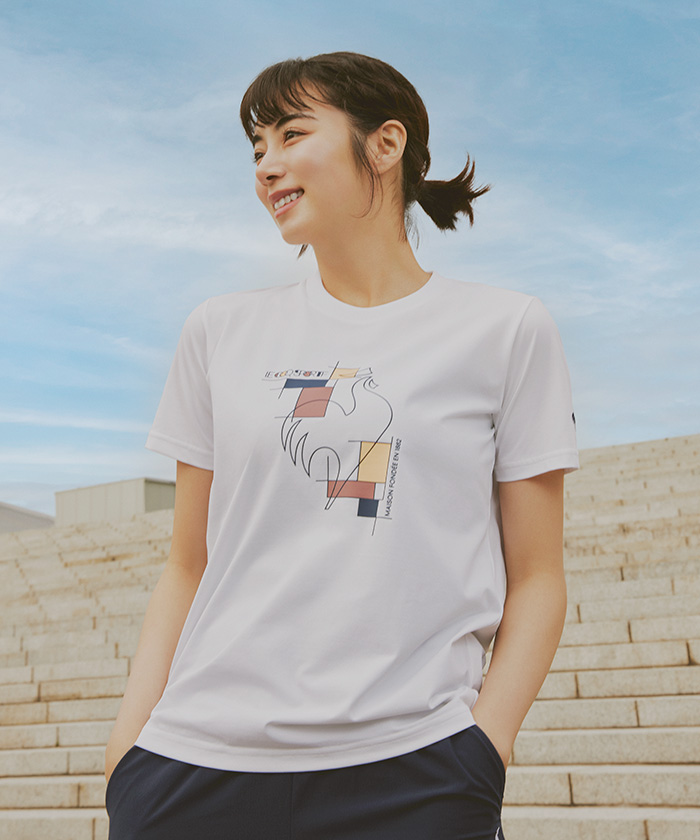 lecoqsportif(ings) ルコックスポルティフ le coq sportif ヘランカサンスクリーンNIR ホワイト M lecoqsportif(ings) ルコックスポルティフ le coq sportif ヘランカサンスクリーンNIR ホワイト M