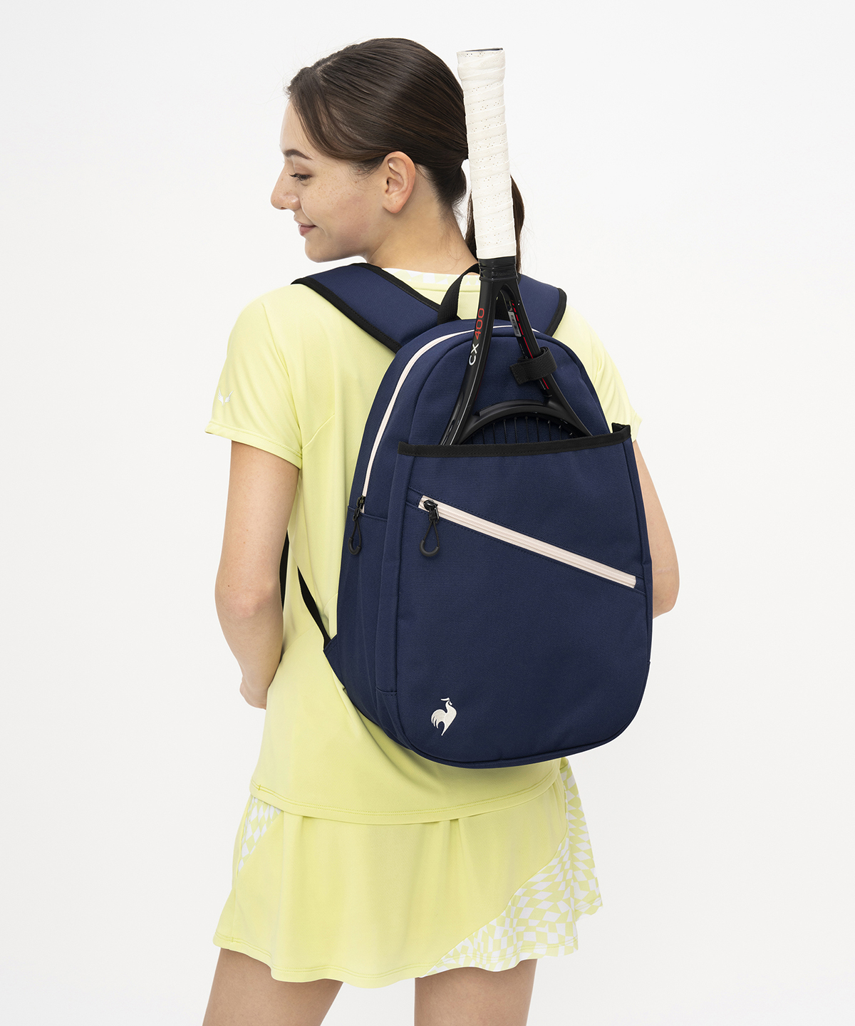 lecoqsportif(ings) ルコックスポルティフ le coq sportif ラケットバックパック ネイビー F lecoqsportif(ings) ルコックスポルティフ le coq sportif ラケットバックパック ネイビー F