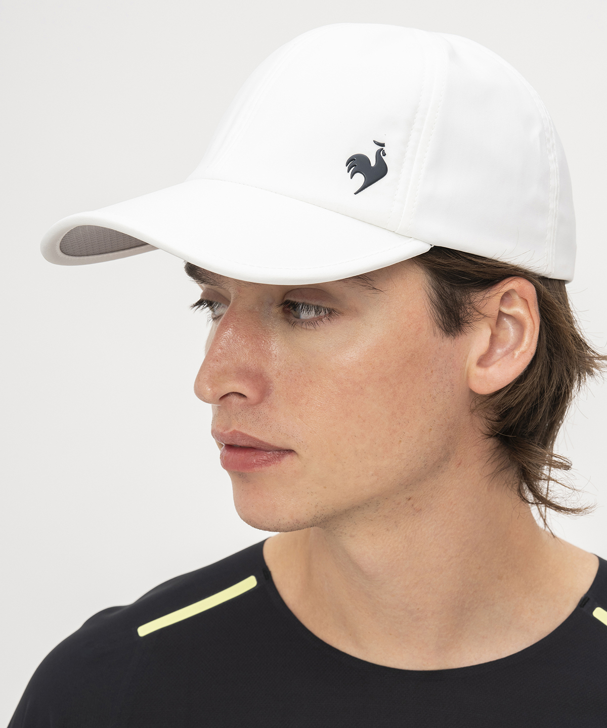 lecoqsportif(ings) ルコックスポルティフ le coq sportif FAN AIRキャップ ホワイト F lecoqsportif(ings) ルコックスポルティフ le coq sportif FAN AIRキャップ ホワイト F