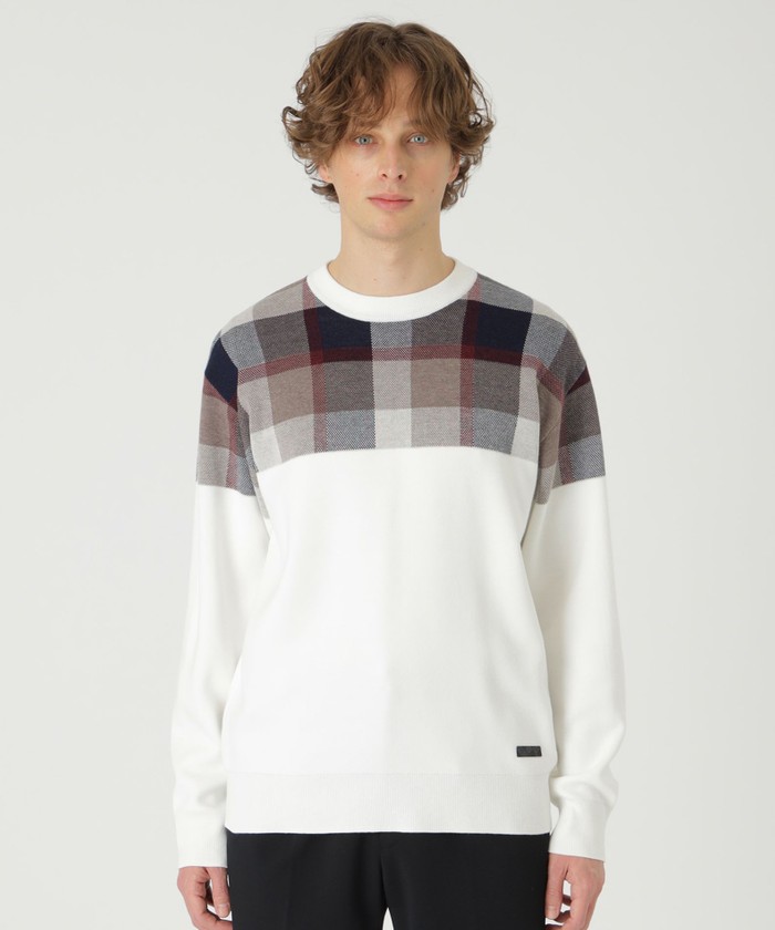 トーナルクレストブリッジチェックダッフルコート(505738906