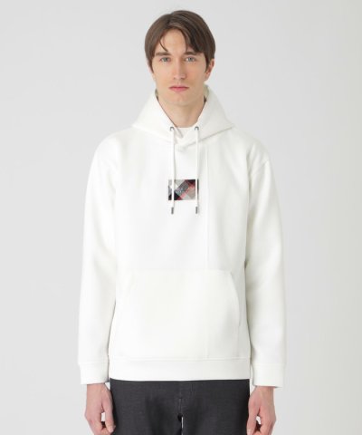 クレストブリッジチェックワッペンフーディー