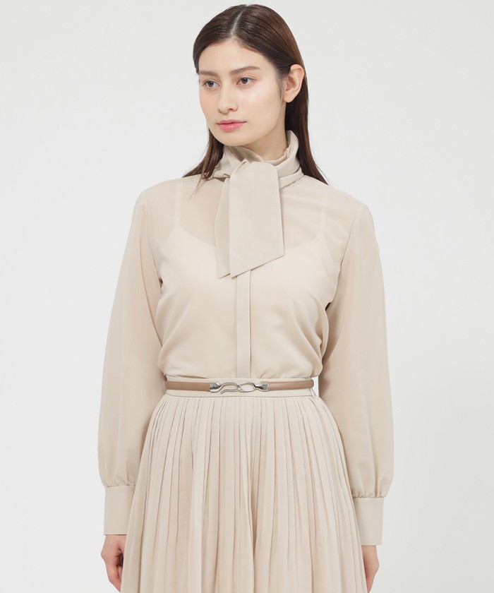 PaulStuart ポールスチュアート シャツ ブラウス 絹 シルク 洗える PaulStuart ポールスチュアート シャツ ブラウス 絹 シルク 洗える