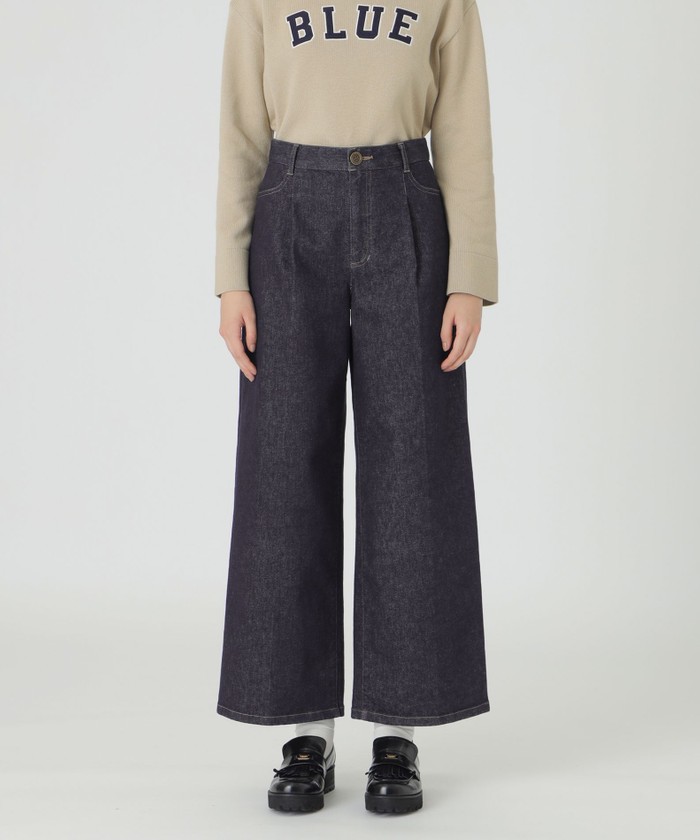BLUE LABEL CRESTBRIDGE ワイドパンツ 新品タグ付き デニムワイドパンツ(507791912)｜阪急百貨店公式通販サイト