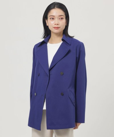 【はっ水】【保温性】【ウォッシャブル】ストレッチツイルスプリングPコート
