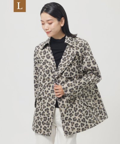 【L】【はっ水】【保温性】【ウォッシャブル】ストレッチツイルパンサースプリングP