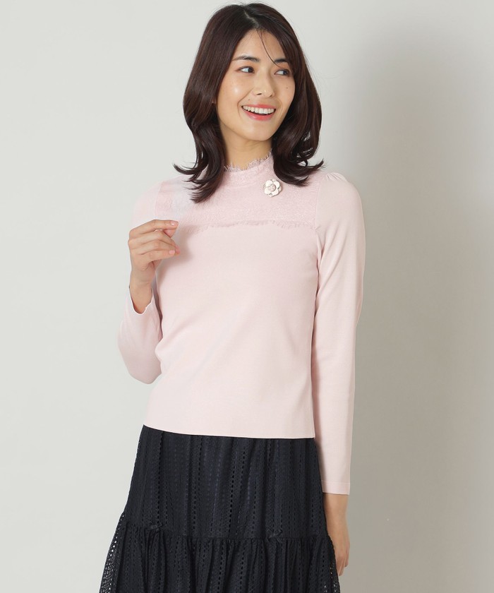 ❤︎美品❤︎TO BE CHICトゥビーシック(大きいサイズ/ラージ)ニットジップ ニット・セーター｜TO BE CHIC(トゥー ビー シック)｜阪急百貨店