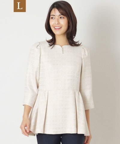 【L】スラブブッチャー チュニックブラウス