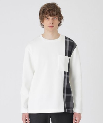 【一部店舗限定】サイドチェックカットソー