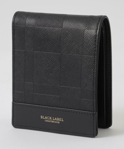 エンボスチェック2つ折りウォレット