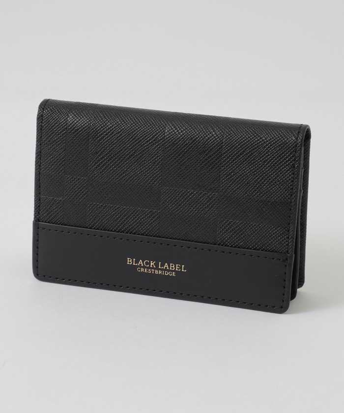 エンボスチェックカードケース(507815547)｜HANKYU MEN'S / 阪急メンズ