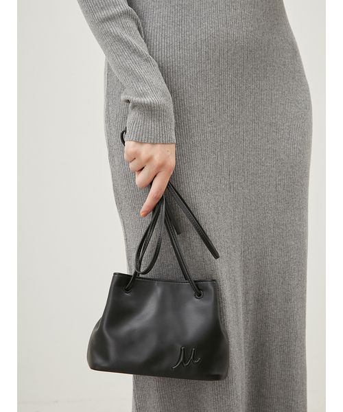 Mila Owen ショルダー付きハンドバッグ ミラ オーウェン Mila Owen ショルダー付ハンドバッグ （BLK