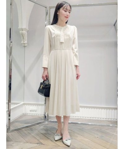 ボウタイプリーツワンピースfor Christel Takigawa