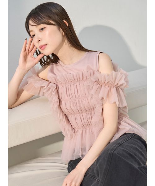 FRAY I.D チュールコンビ2way トップス チュールコンビ2wayトップス(507811969)｜阪急百貨店公式通販