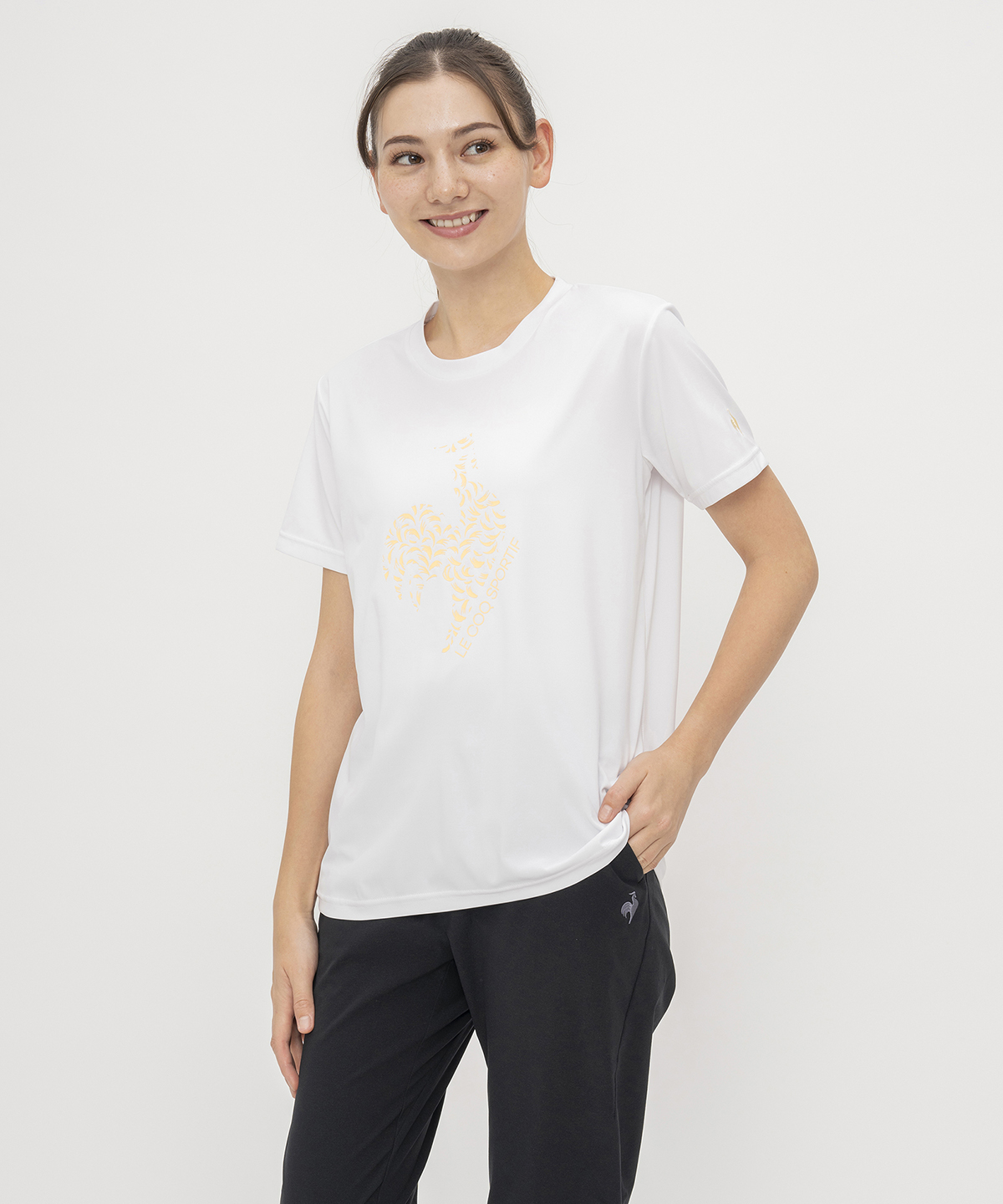 lecoqsportif(ings) ルコックスポルティフ le coq sportif サンスクリーンNIR半袖Tシ ホワイト M lecoqsportif(ings) ルコックスポルティフ le coq sportif サンスクリーンNIR半袖Tシ ホワイト M