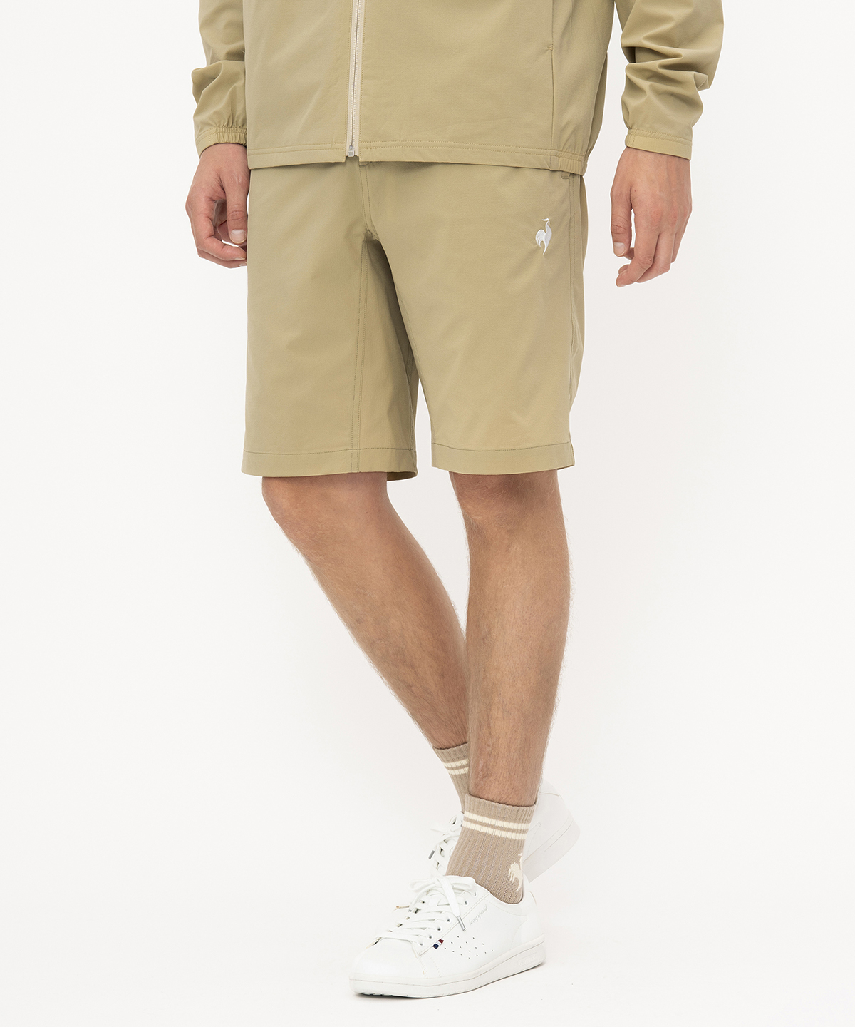 lecoqsportif(ings) ルコックスポルティフ le coq sportif ストレッチサンスクリーンNI ベージュ O lecoqsportif(ings) ルコックスポルティフ le coq sportif ストレッチサンスクリーンNI ベージュ O