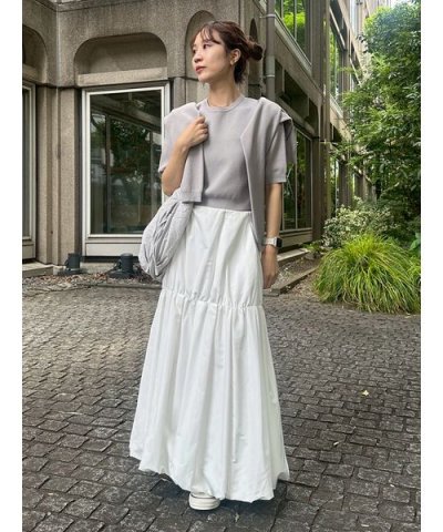 eco 撥水ティアードボリュームスカート