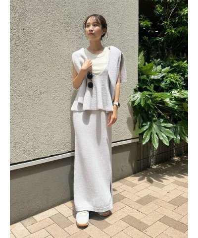 eco ラメニットスカート