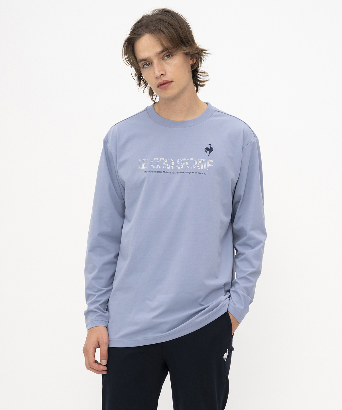 lecoqsportif(ings) ルコックスポルティフ le coq sportif ヘランカサンスクリーンNIR ブルー M lecoqsportif(ings) ルコックスポルティフ le coq sportif ヘランカサンスクリーンNIR ブルー M