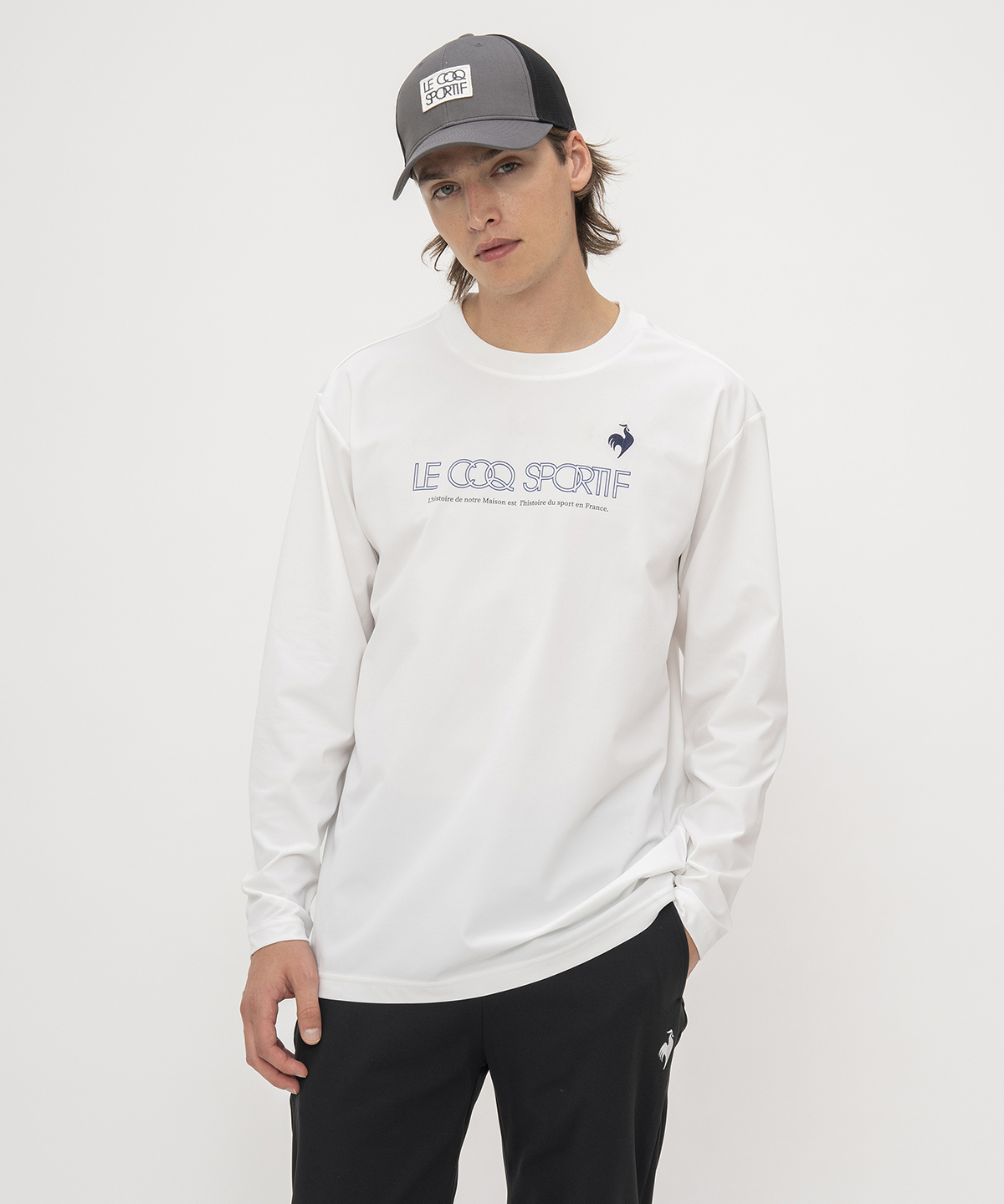 lecoqsportif(ings) ルコックスポルティフ le coq sportif ヘランカサンスクリーンNIR ホワイト S lecoqsportif(ings) ルコックスポルティフ le coq sportif ヘランカサンスクリーンNIR ホワイト S
