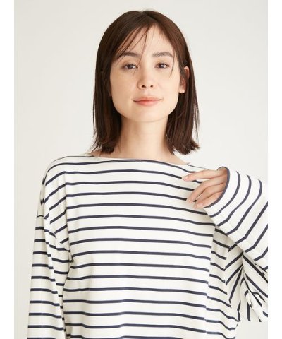 eco ボーダーロングスリーブTシャツ