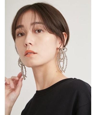 ダブルリボンピアス