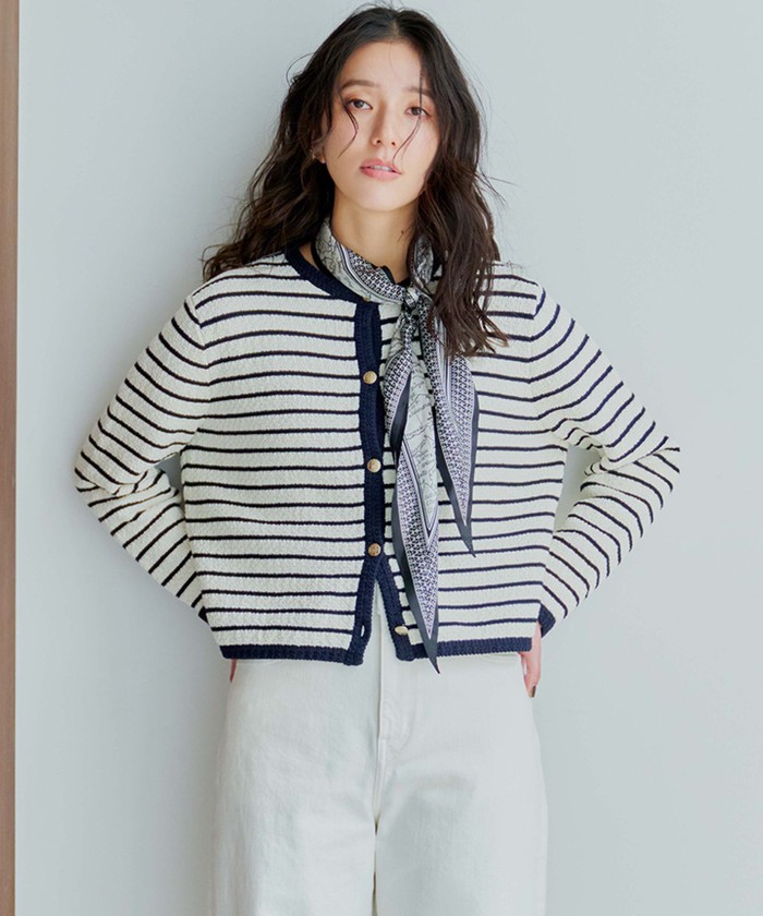 ホワイト系｜カーディガン｜23区 (Lサイズ)(ニジュウサンク Lサイズ