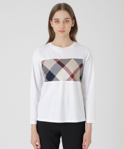 コットンシルケットスムースロングTシャツ